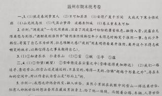 六年级下册语文期末一般考什么内容